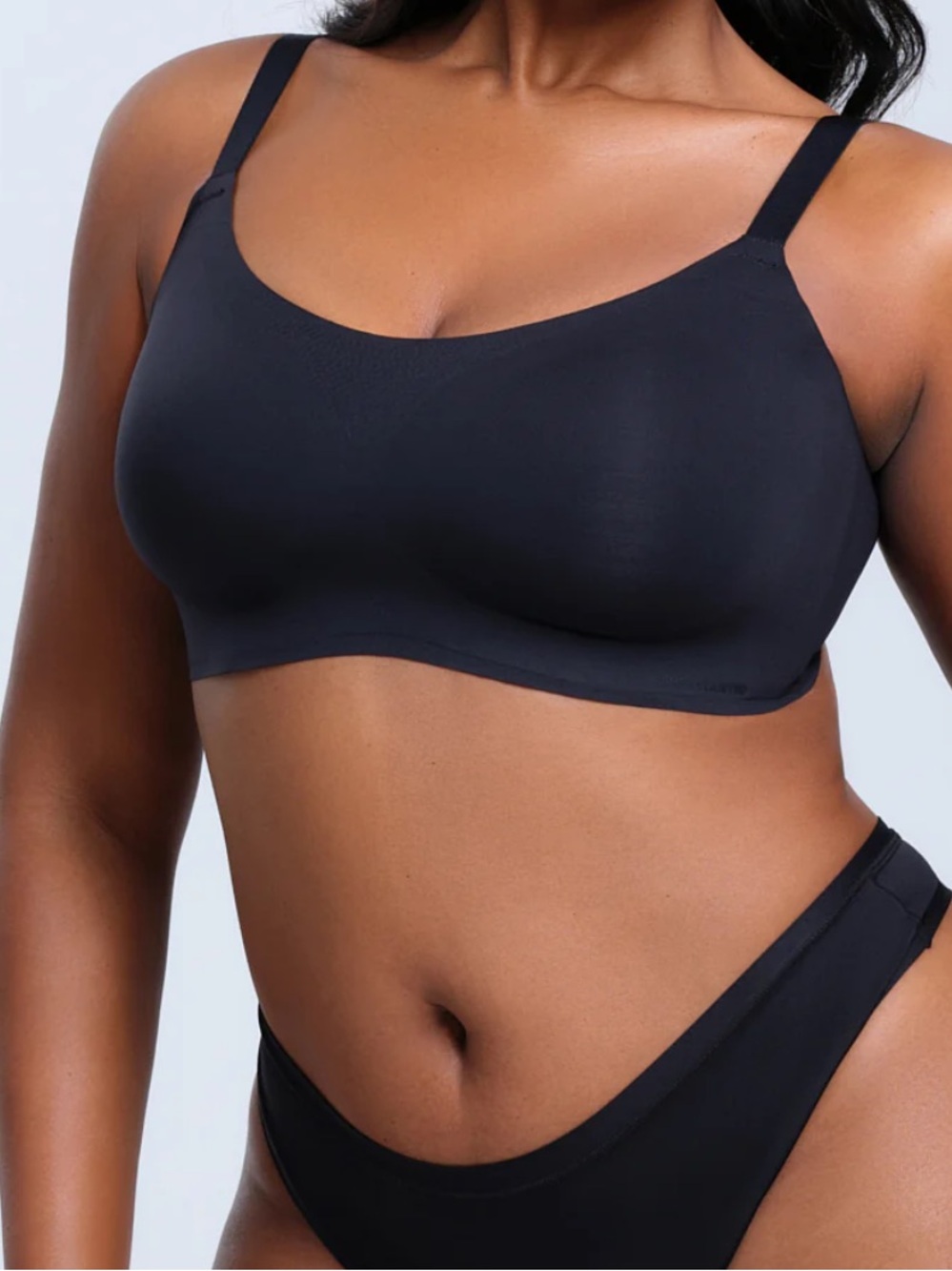 NWT She’s Waisted MagicEraser Wireless Scoop Bra in Black size small